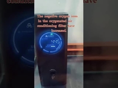 Cabin filter capable of generating negative oxygen ions